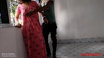 Indian Bengali village wife's intimate encounter with her student captured on webcam