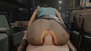 Lara Croft's wild adventure in 3D Hentai compilation with intense anal sex